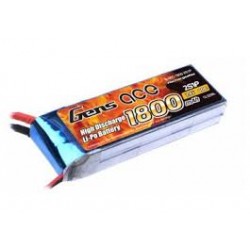 Bateria Gens Ace 1800mah 7.4V 40C 2S1P Lipo