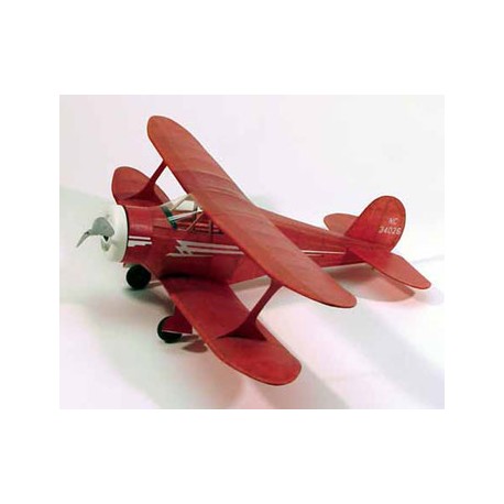 Avião de Elástico, kit rubber, Staggerwing, 17.5", DUMA0214