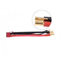 Gens ace 5.0mm Bullet to T-plug Cable for 2S1P Car Lipo