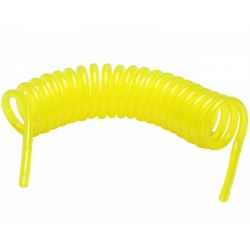 Spiral Tubing 5mm yellow / 2 Meter