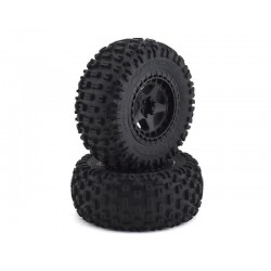 Dboots Fortress Tire Set Glued Black (2pcs)