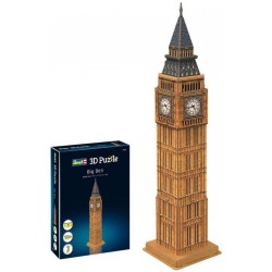 3D Puzzle Big Ben 44 Peças 10+(51.7cm)Revell