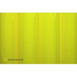 ORACOVER iron-on film - width: 60 cm - length: 2 m fluorescent yellow