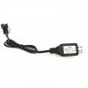 Carregador USB 7,4v 2S, 3 pinos negros p/ Huina 1593,Huina 1592, Double Eagle E598,Huina 1575