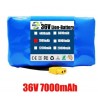 Bateria Li-ion 36v 10s2p 7000mAh XT60