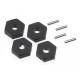 Heaxagono Roda Hex(4) axle pins (1.5x8mm)(4un)Traxxas