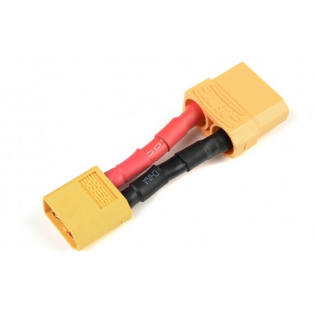 Power Adapter Lead - XT-60 Plug < > XT-90 Socket - 12AWG Silicone Wire - 1 pc