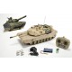 Tanque de Guerra M1A2 Abrams HOBBY ENGINE 1/16 27Mhz RTR1,20mts c/ comando