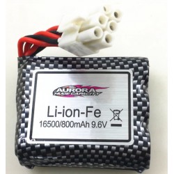 Bateria Lion-FE 9.6V 800mAh 9115 9116 Tamiya Triple