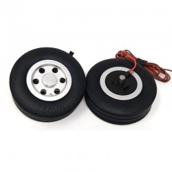 JP Hobby Electric Brake with 2x 75/25mm Wheels (5mm axle)