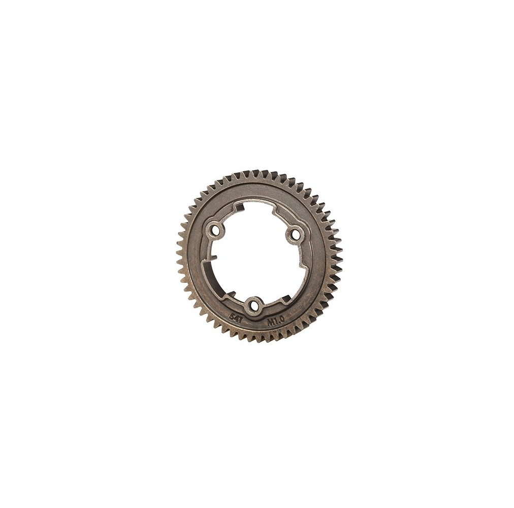 Spur gear, 54T, steel (1.