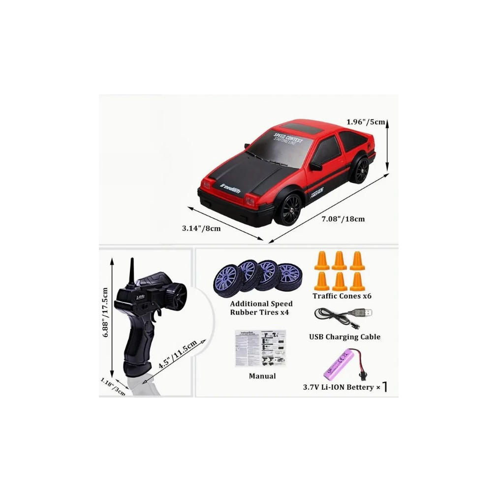 Carro Racing 1:24 2.4Ghz 