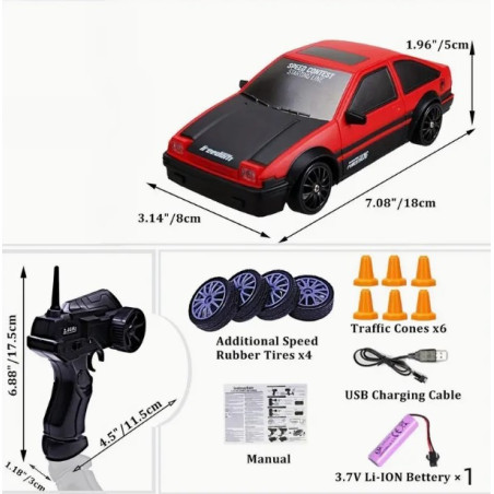 Carro Racing 1:24 2.4Ghz 
