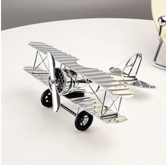 Avião de matal decorativo