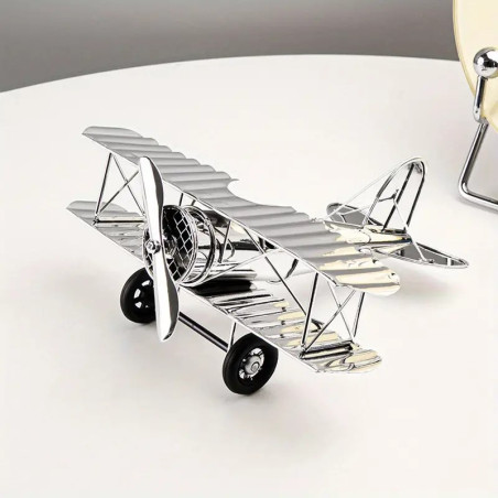 Avião de matal decorativo
