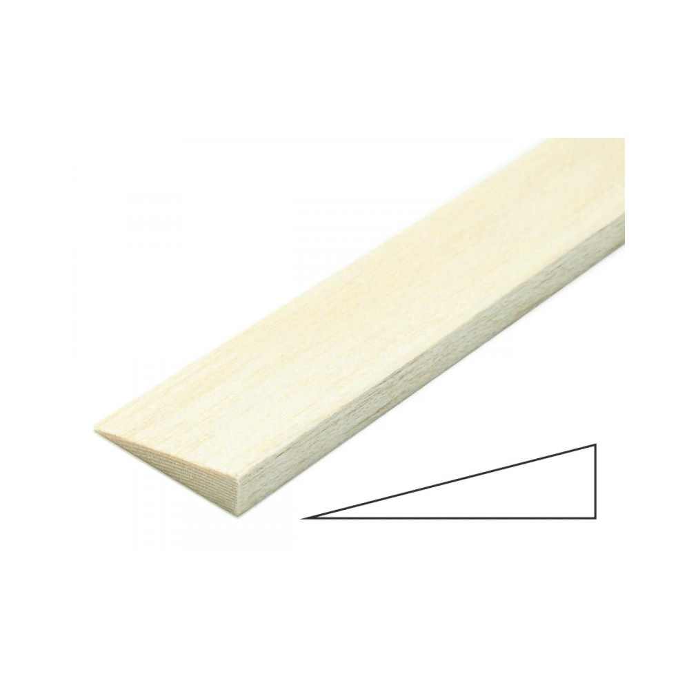 Balsa end strip asymmetri
