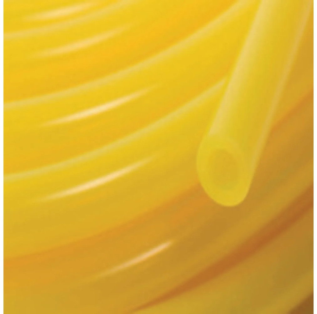 Tube transparent yellow,