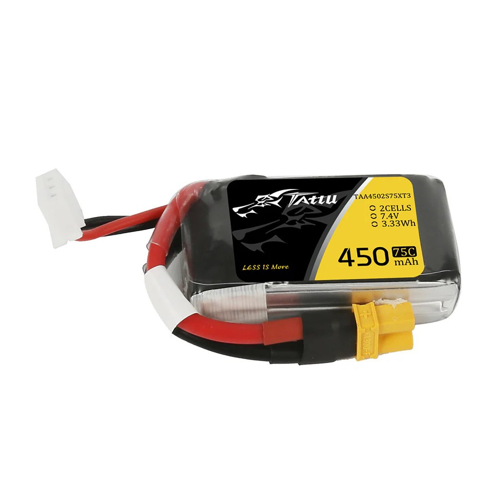 Tattu 450mAh 2S 75C 7.4V