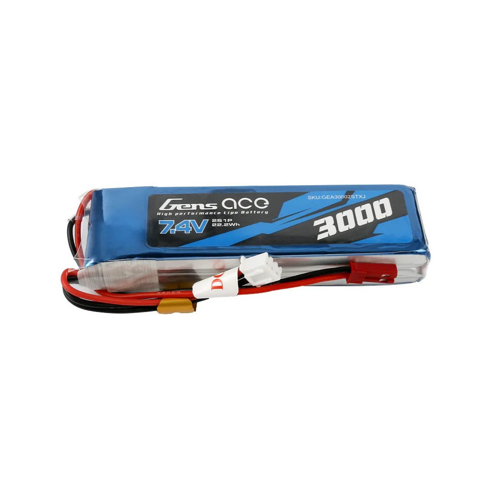 Gens ace 3000mAh 7.4V 2S1