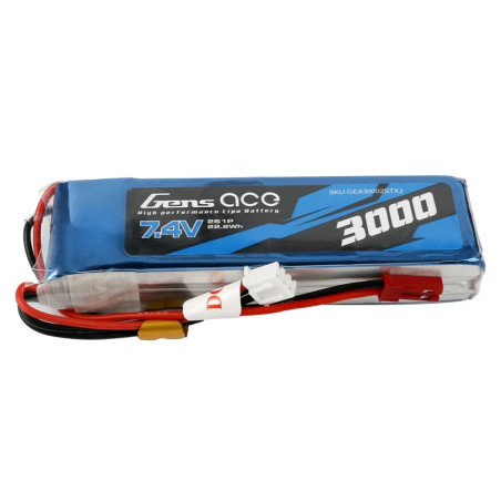 Gens ace 3000mAh 7.4V 2S1