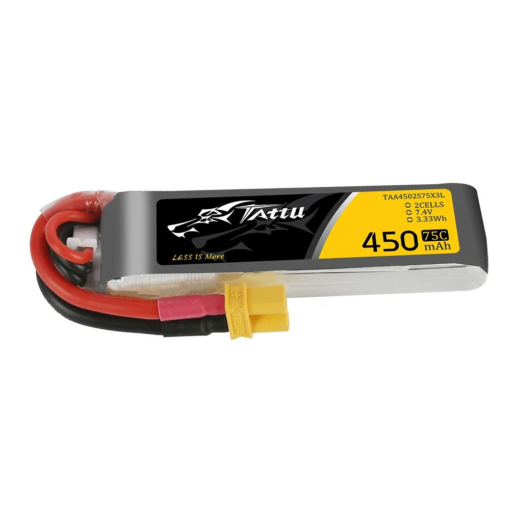 Tattu 450mAh 2S 75C 7.4V 