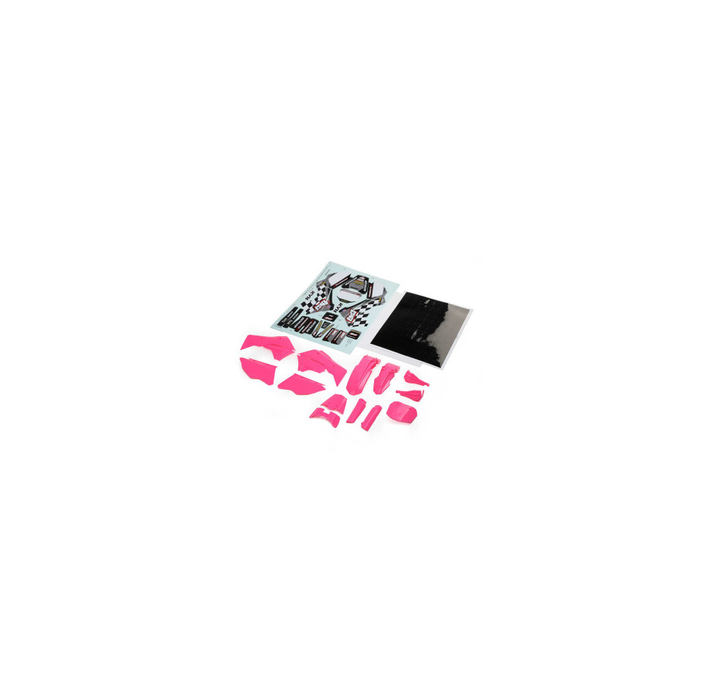 Plastics with Wraps Pink: