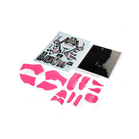 Plastics with Wraps Pink: