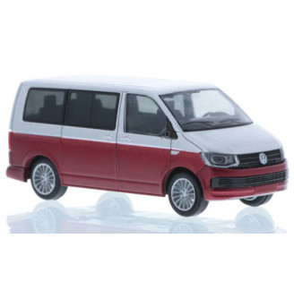 VW T6, silver/red, short 