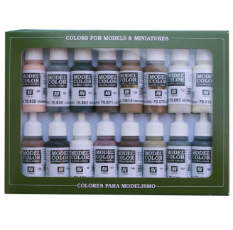 Set 16 colors WWII German