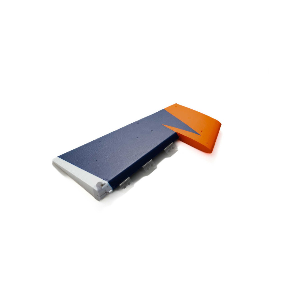 Painted Rudder with Hinge