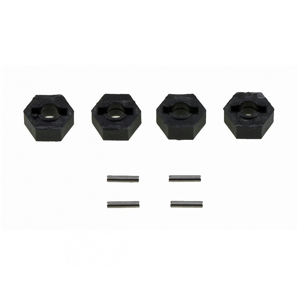 Wheel hex (4) 12 mm with 