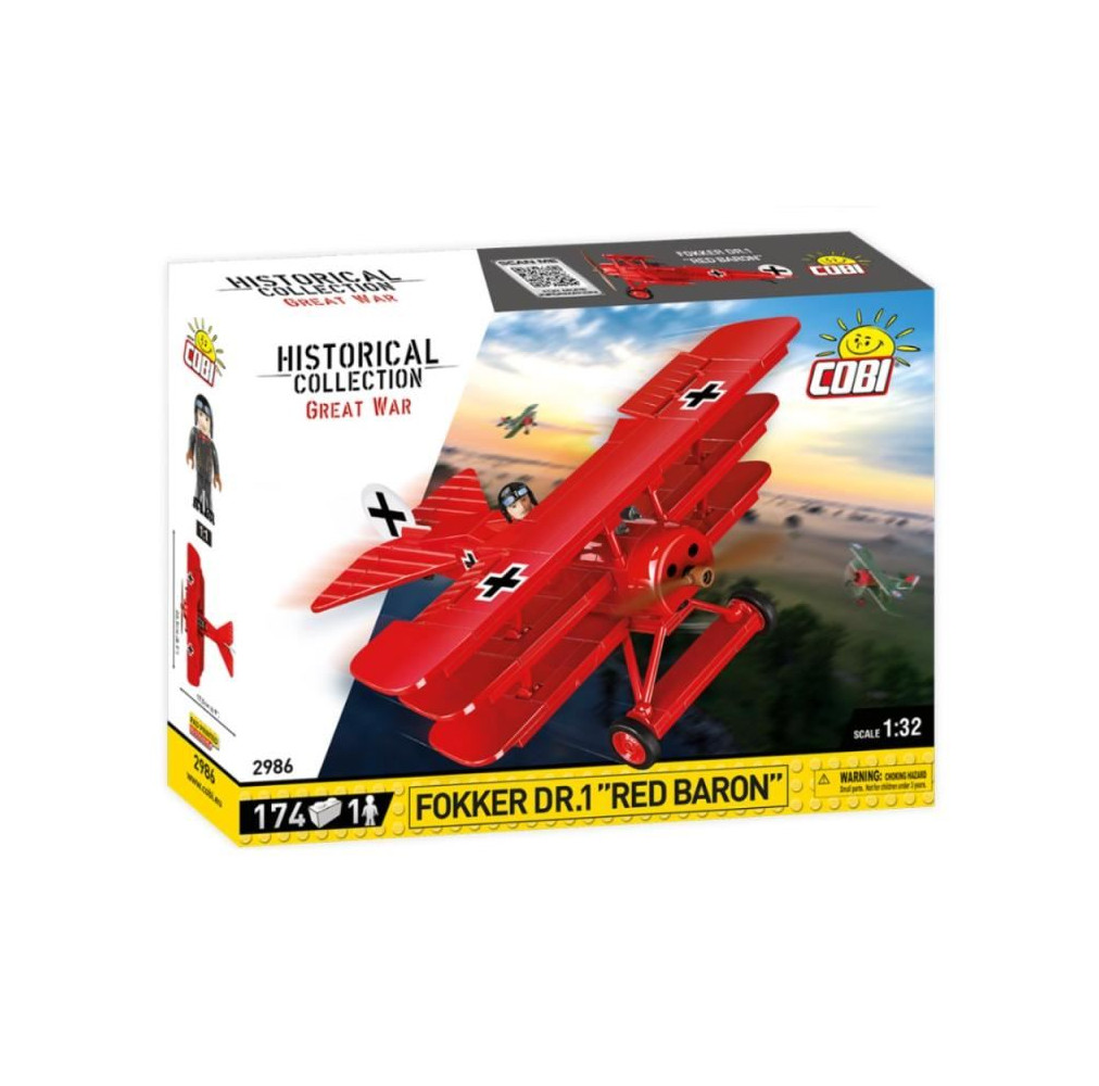 Avião Fokker DR1 Red Baro