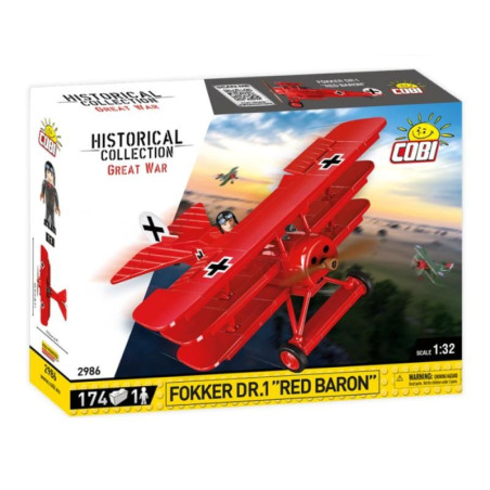 Avião Fokker DR1 Red Baro