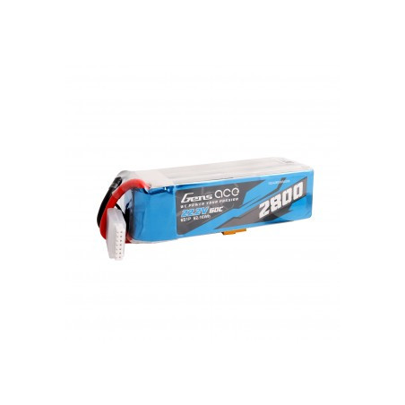 Bateria Gens Ace Lipo 2800mAh 22.2V 60C 6S1P XT60