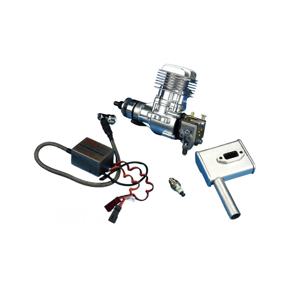 DLE 20 PETROL ENGINE SIDE