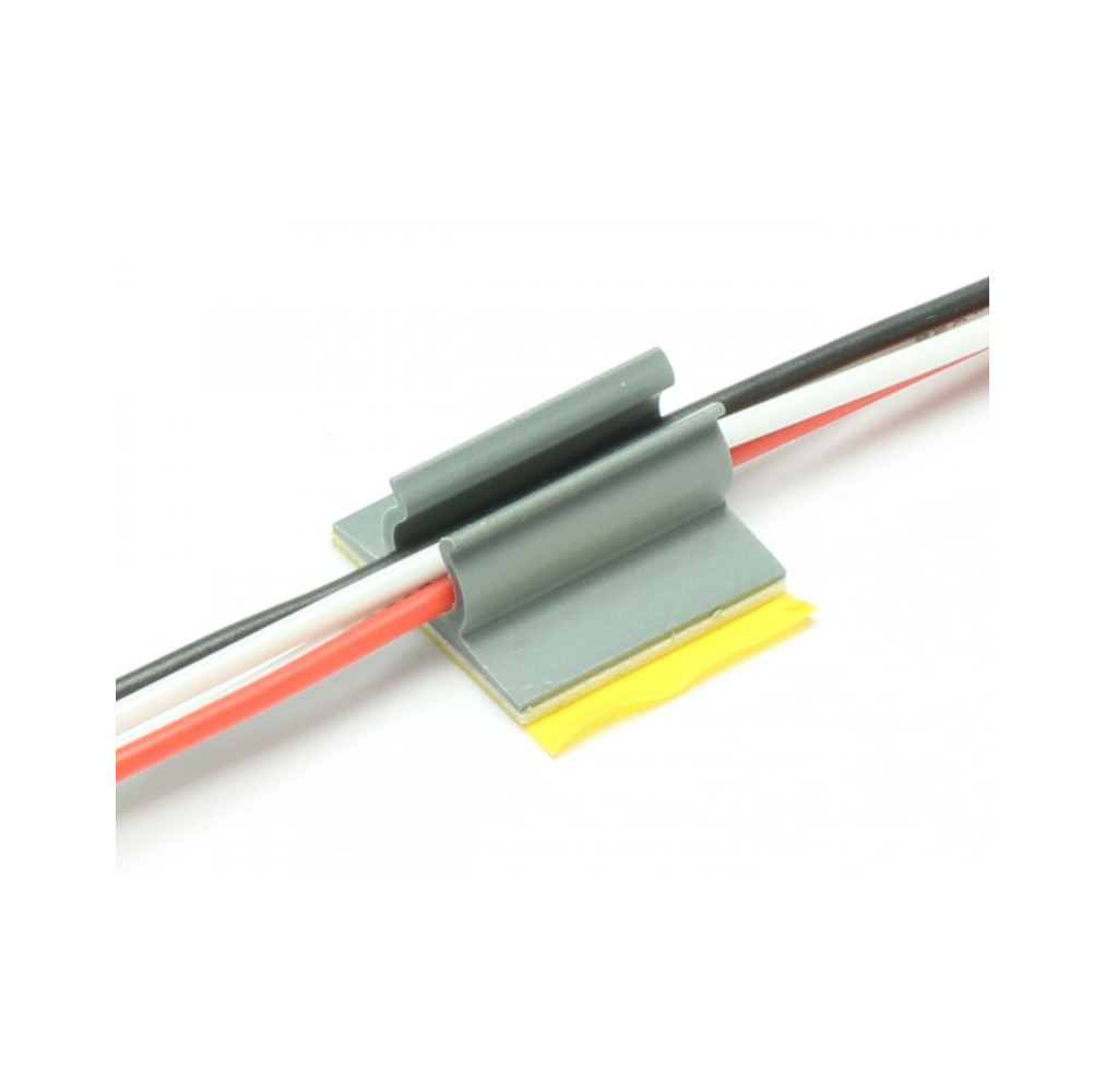 U-clip cable holder self-