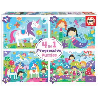 Puzzle 4 em 1 progressivo