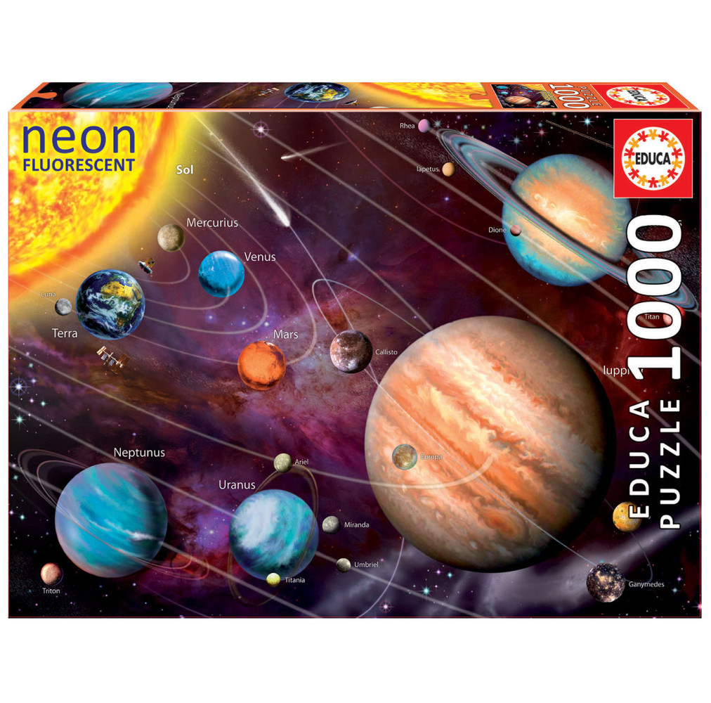 1000 NEON SISTEMA SOLAR