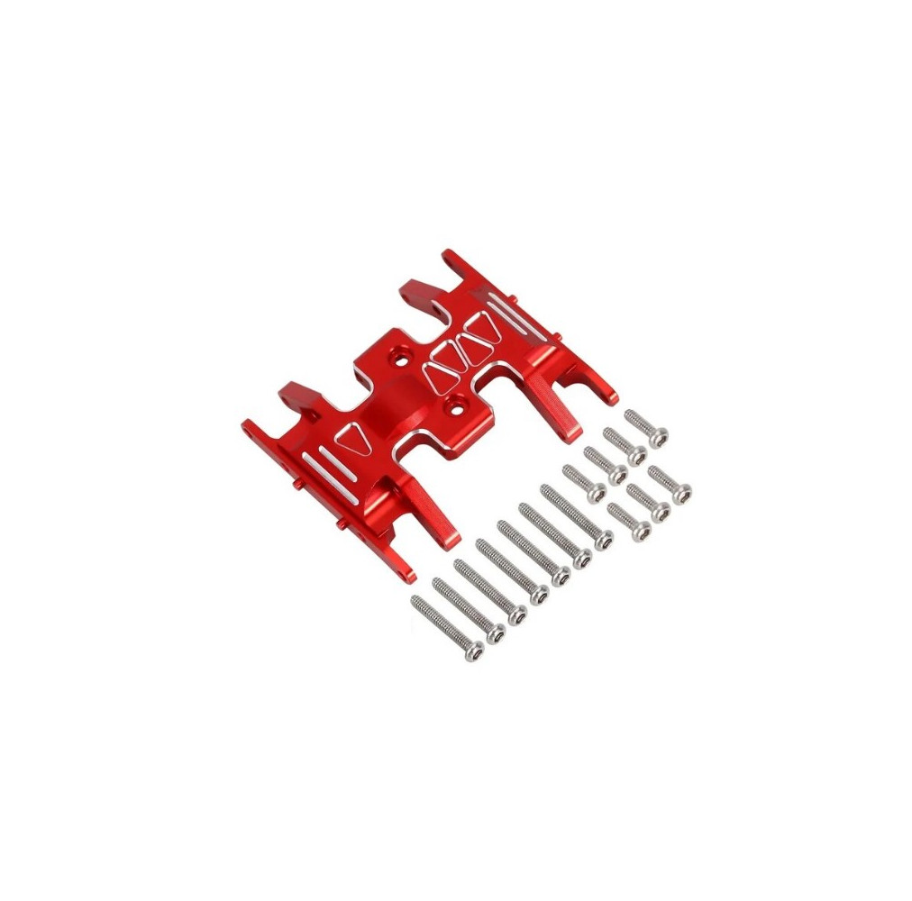 Aluminium Diff Cover, Red