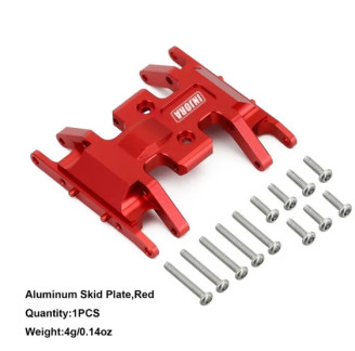 Aluminium Diff Cover, Red