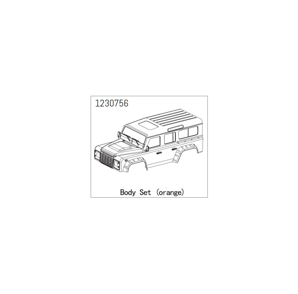 Hard Plastic Body Set (Or