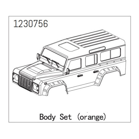Hard Plastic Body Set (Or