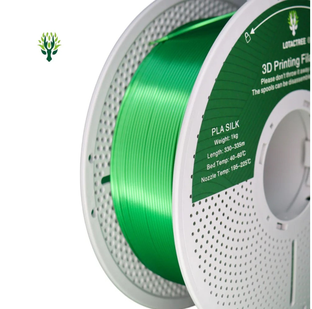 PLA SILK Green - Diâmetro