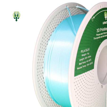 PLA SILK Cyan - Diâmetro