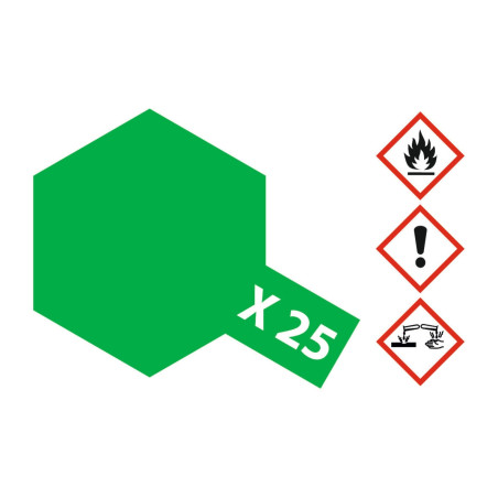 X-25 Clear Green Gloss 10