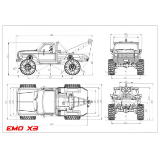Crawling kit - EMO X4 1/8