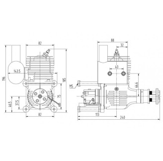 Benzinmotor NGH GT 65