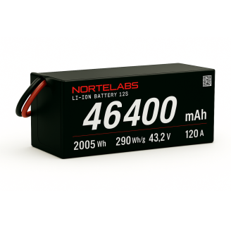 UAV Li-ion 46400mAh 12S8P 43.2V Battery Pack