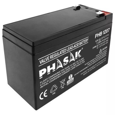 Phasak PHB 1207 - Bateria