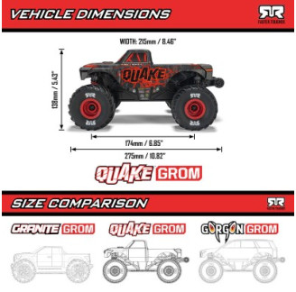 1-16 QUAKE GROM 4X4 RTR B